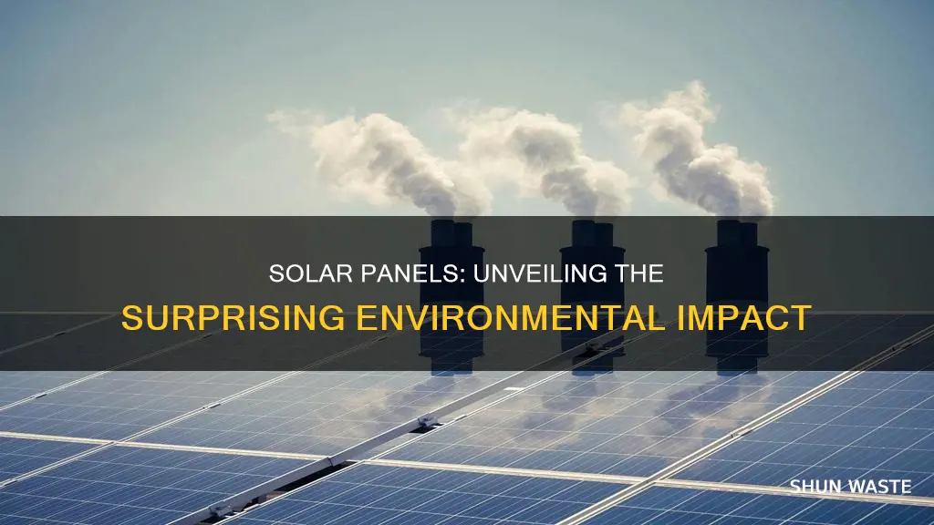 how do solar panels cause pollution