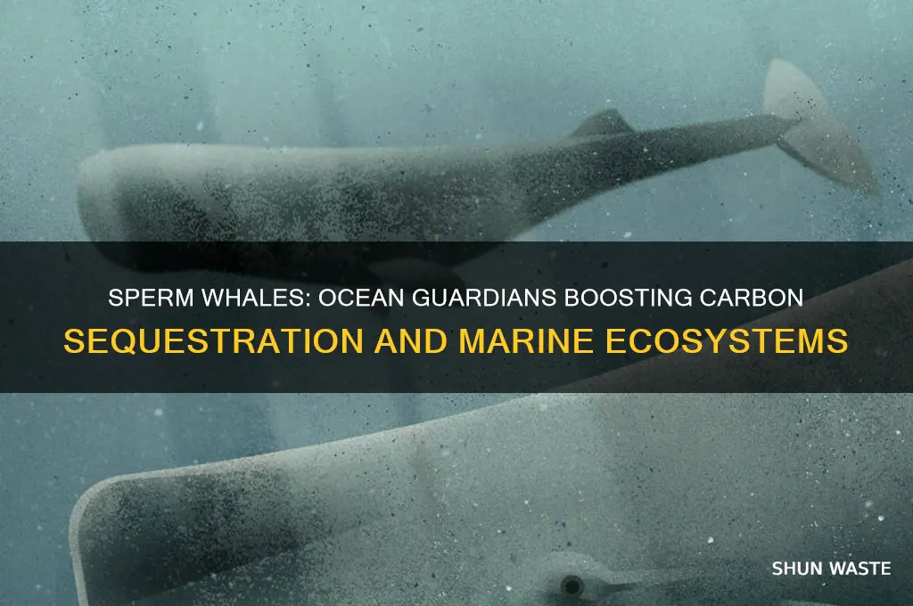 how do sperm whales help the environment