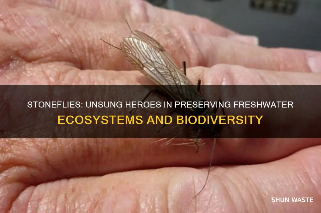 how do stone flies help environment