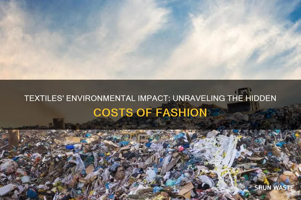 how do textiles products affect the environment