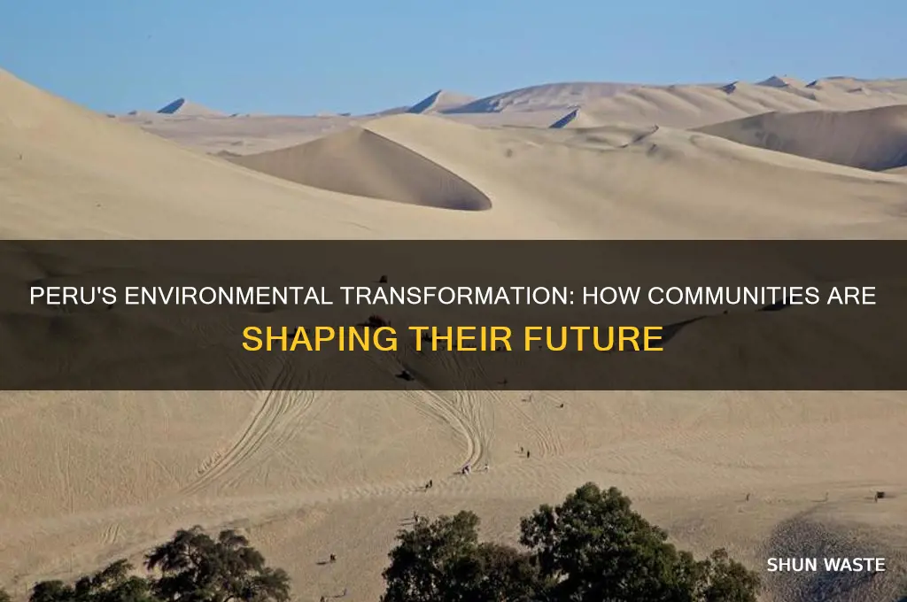 how do the people in peru change environment