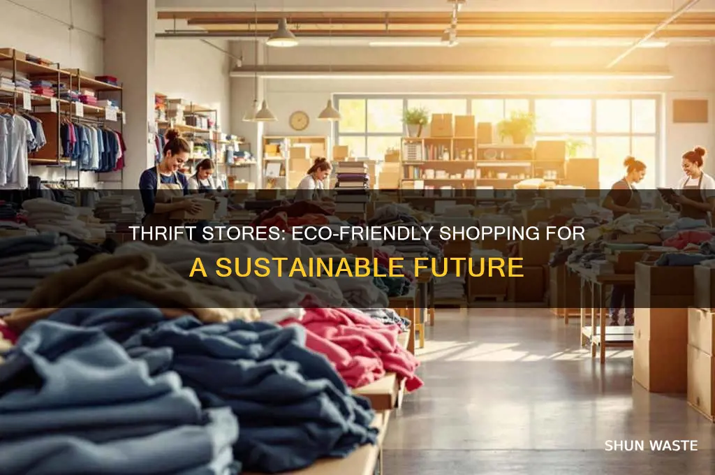 how do thrift stores help the environment