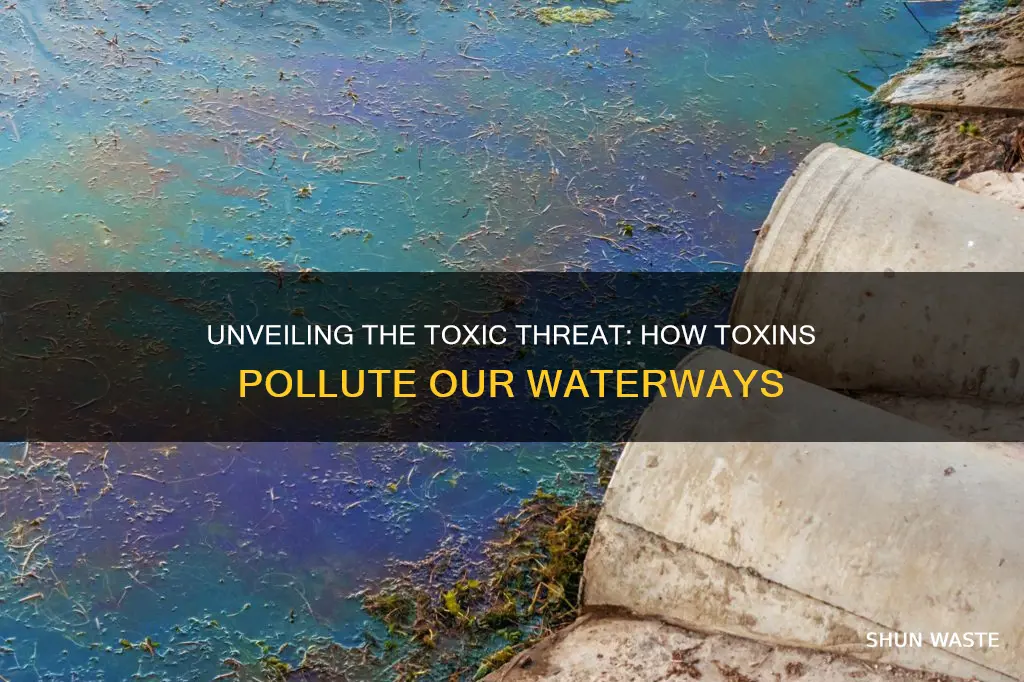 how do toxins contribute to water pollution