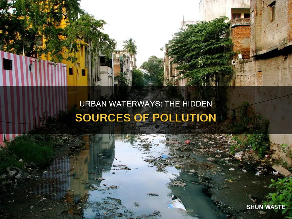 how do urban areas contribute to water pollution