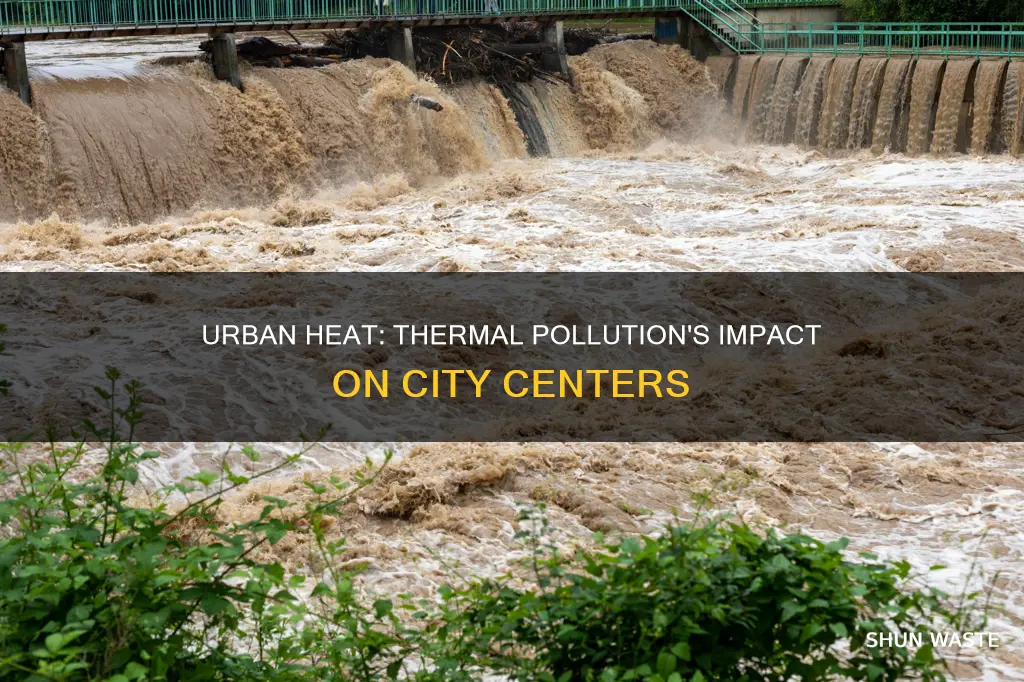 how do urban centers suffer from thermal pollution