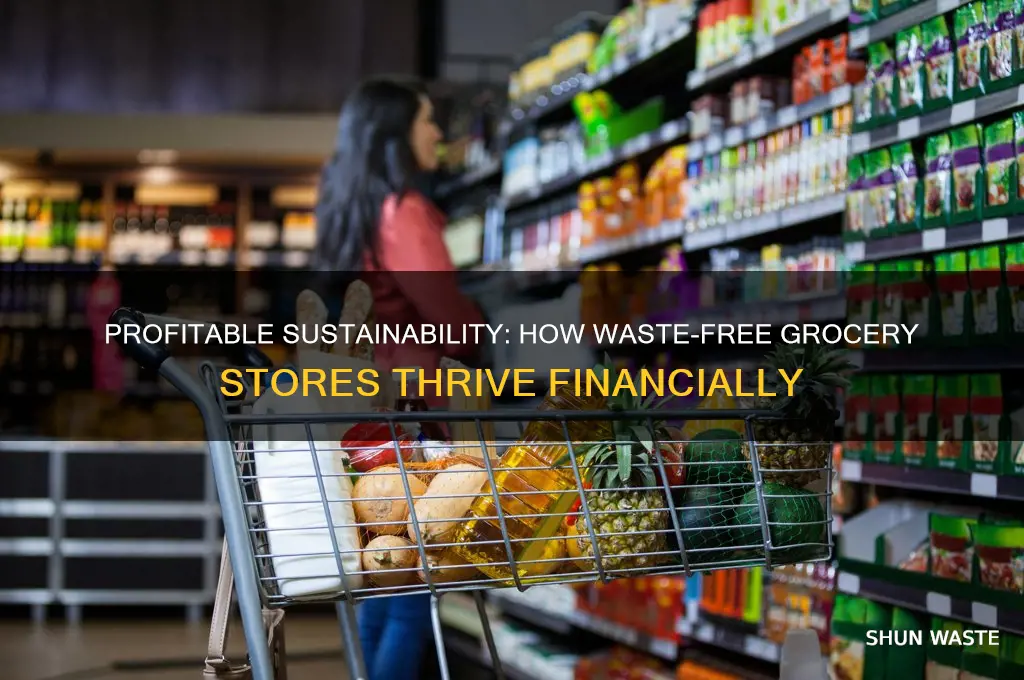 how do waste free grocery stores make money