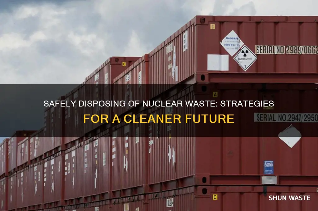 how do we get nuked waste away