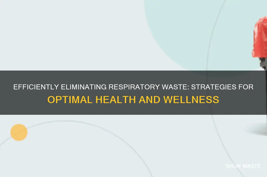 how do we get rid of waste products of respiration