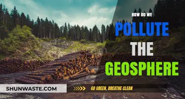 Human Impact: Geosphere Pollution and Our Actions