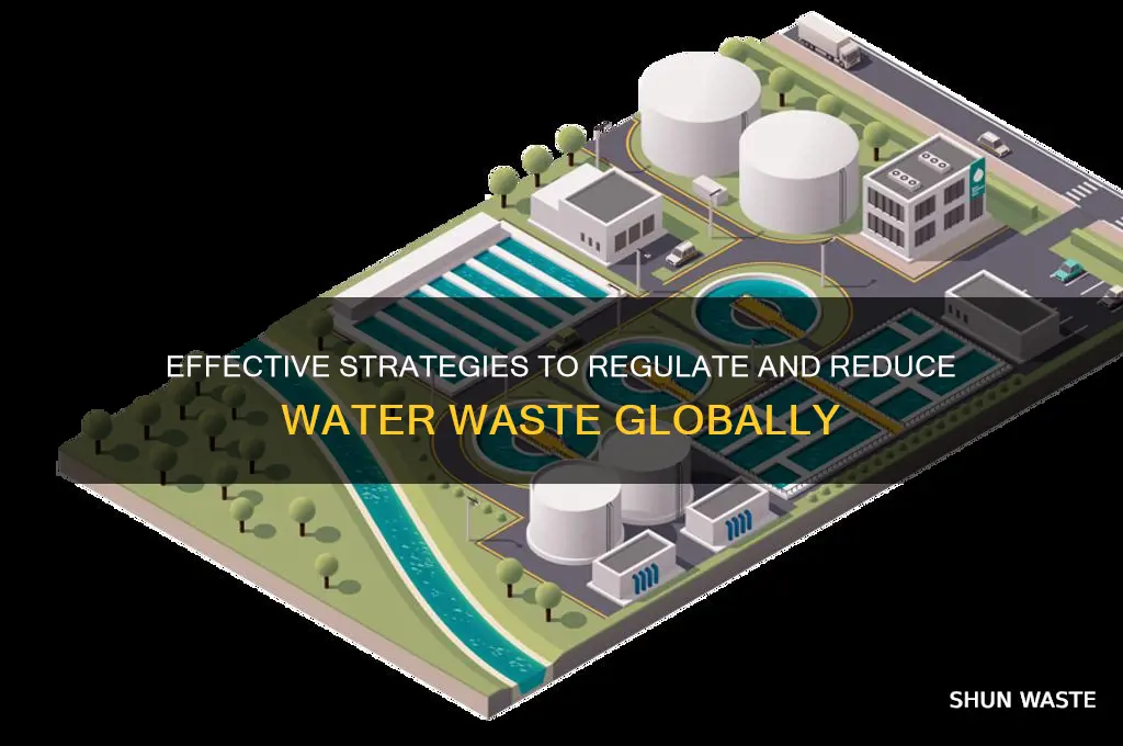 how do we regulate the waste of water