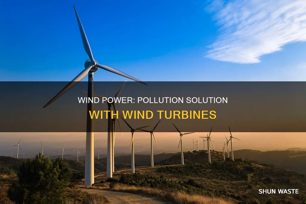 how do wind turbines reduce pollution