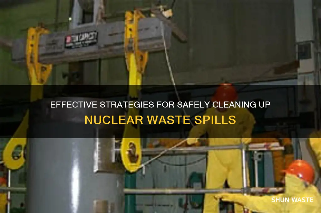 how do you clean up a nuclear waste spill