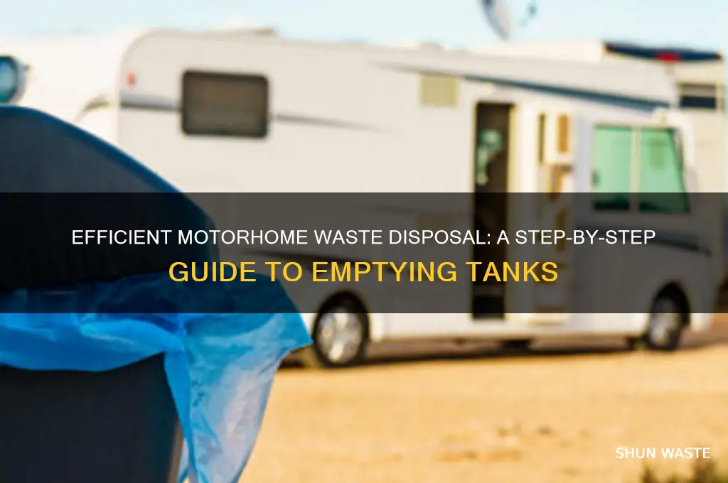 how do you empty waste from a motorhome