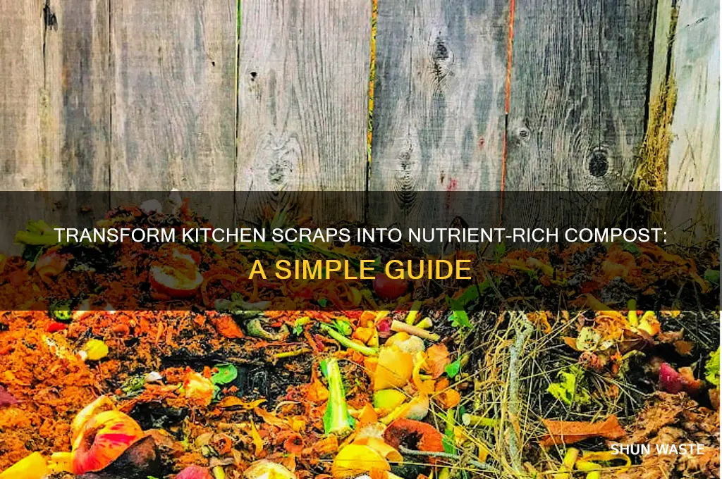 how do you make compost from kitchen waste