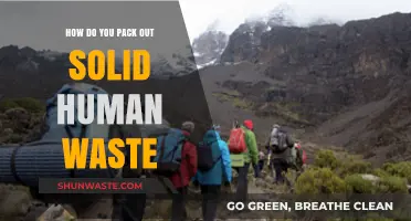 Efficiently Packing Out Solid Human Waste: A Comprehensive Guide