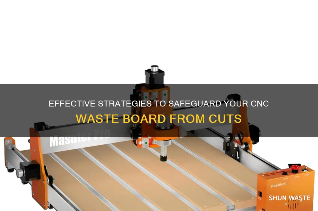 how do you protect your cnc waste board from cuts