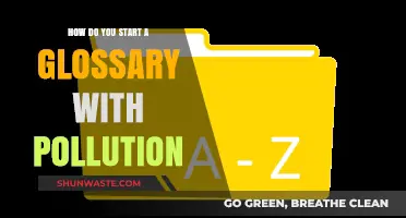 Understanding Pollution: A Glossary for Beginners