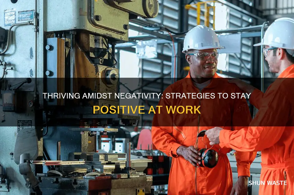 how do you stay positive in a negative work environment