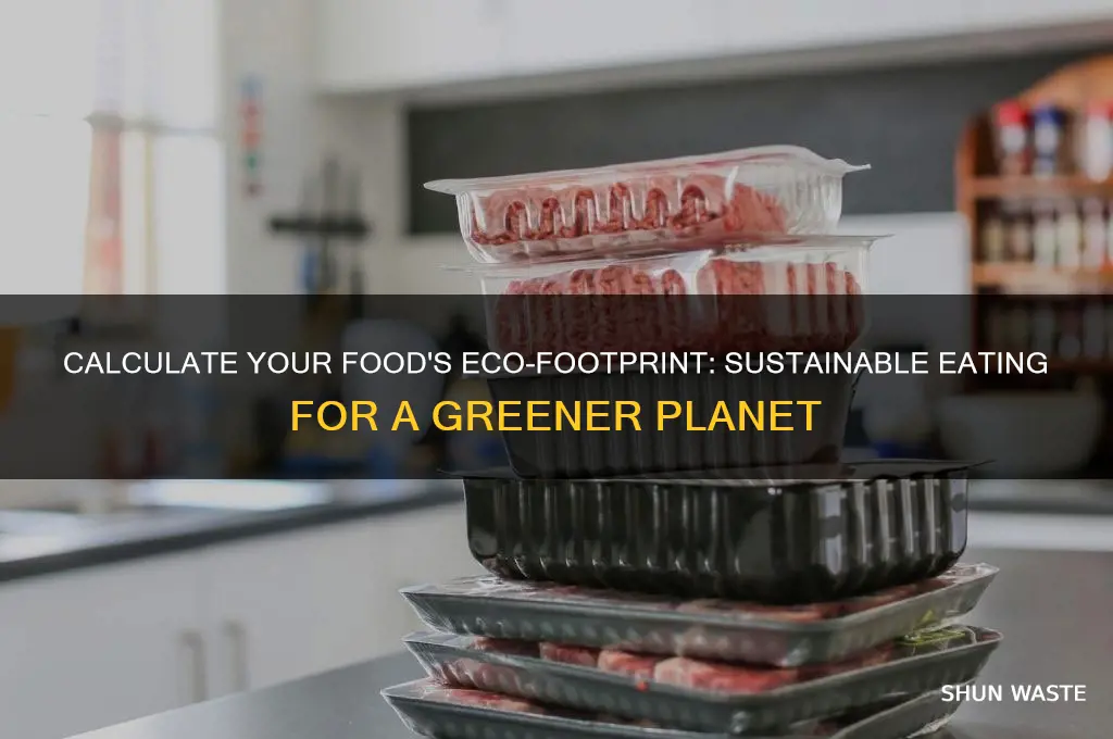 how do your food choices impact on the environment calculator