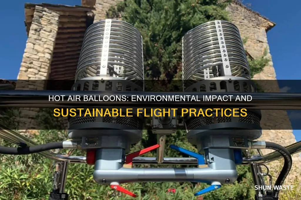 how does a hot air balloon affect the environment