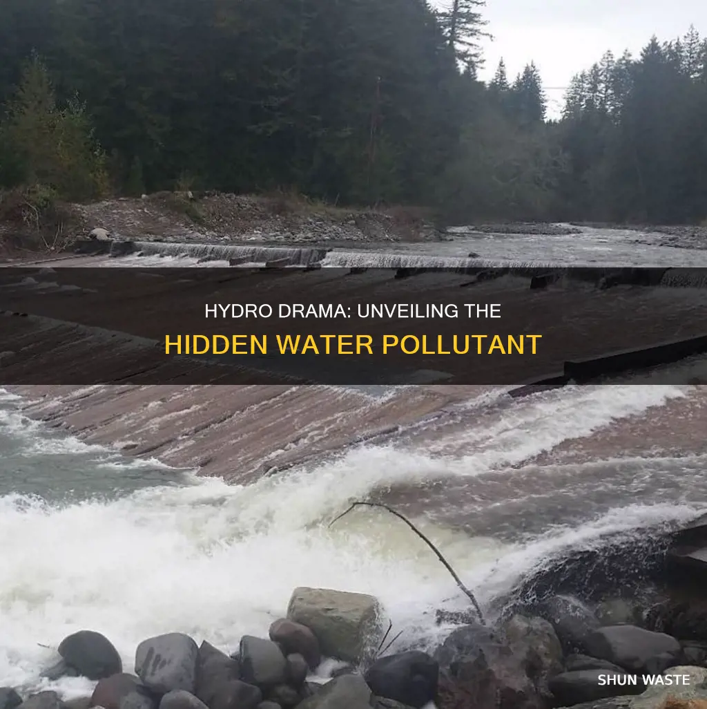 how does a hydro dram contribute to water pollution