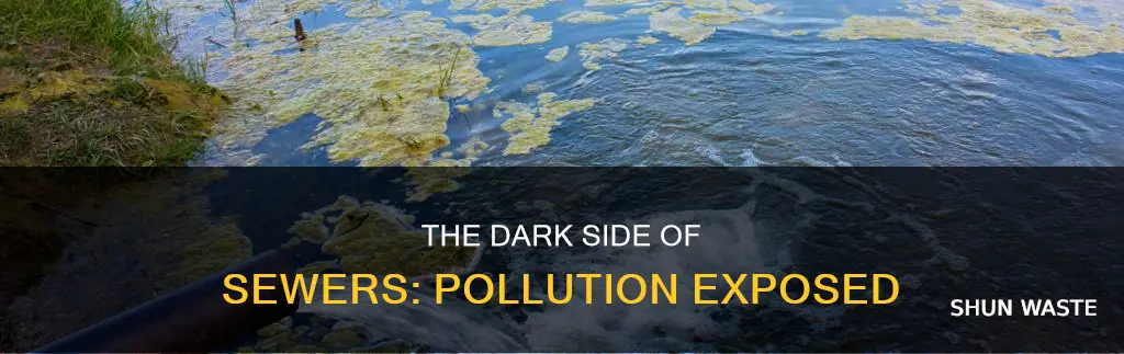 how does a pollution looks like from a sewer