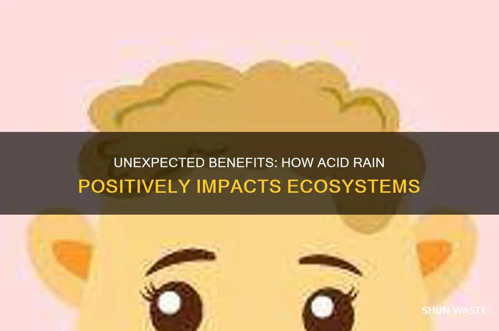 how does acid rain help the environment