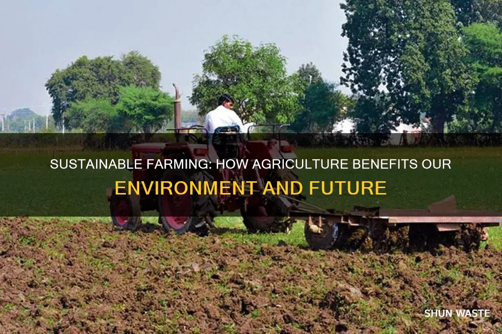 how does agriculture help the environment