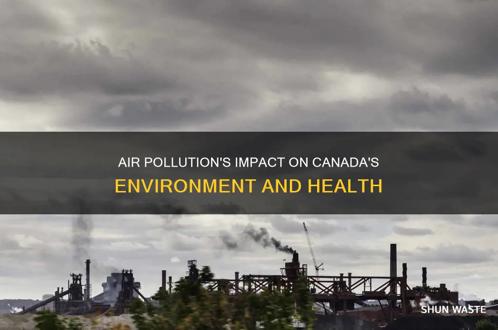 how does air pollution affect canada