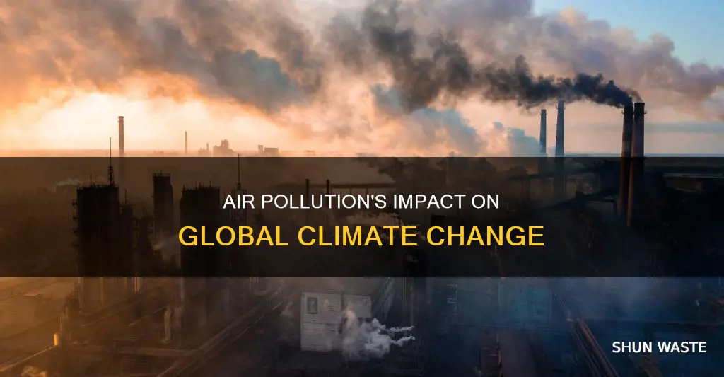 how does air pollution affect global climate change