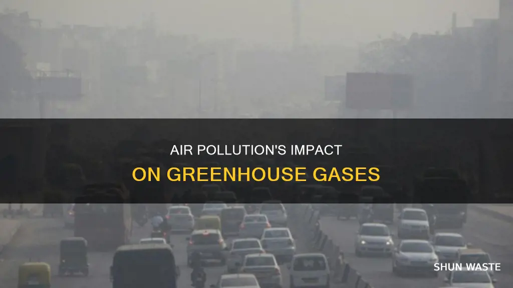 how does air pollution affect greenhouse gases