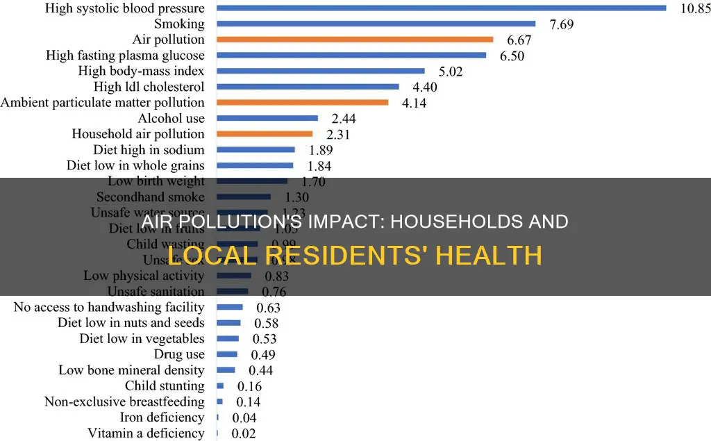 how does air pollution affect households and local residents