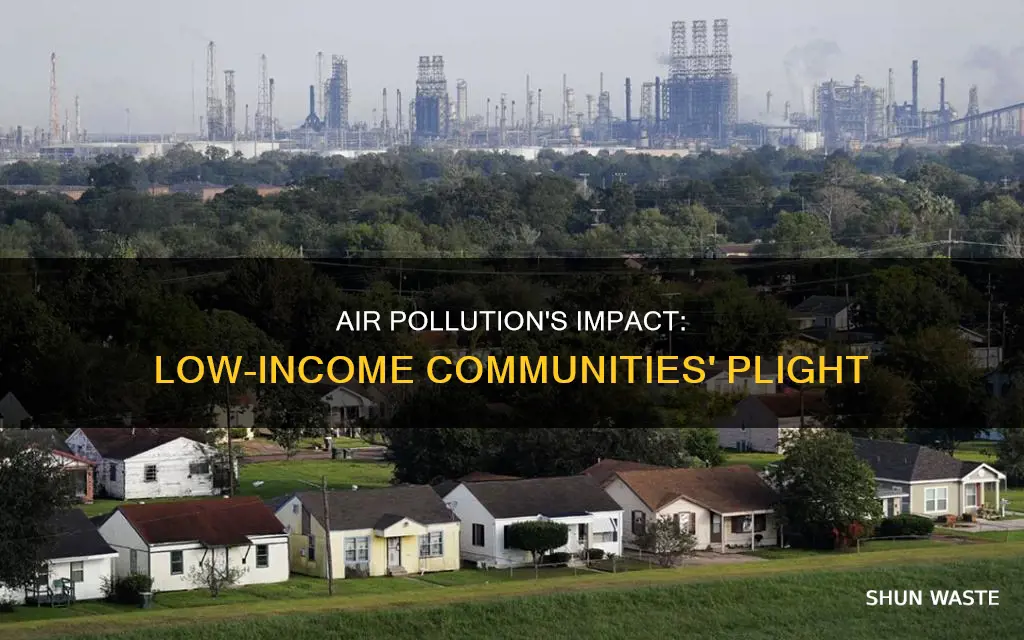 how does air pollution affect low income communities