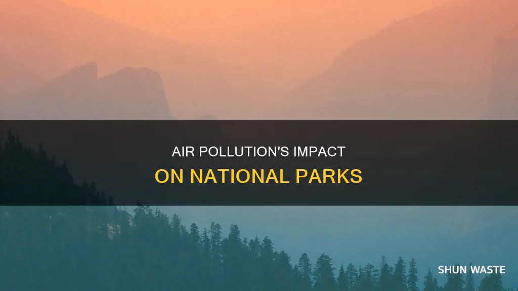 how does air pollution affect national parks