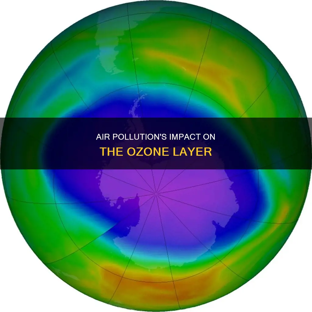 how does air pollution affect ozone layer