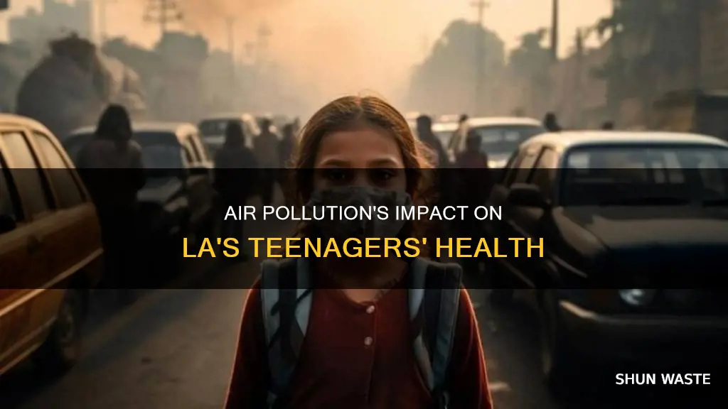 how does air pollution affect teens in los angeles