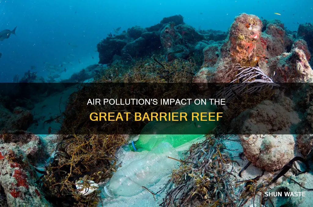 how does air pollution affect the great barrier reef