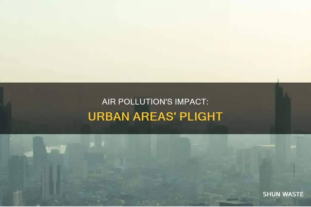 how does air pollution affect urban areas