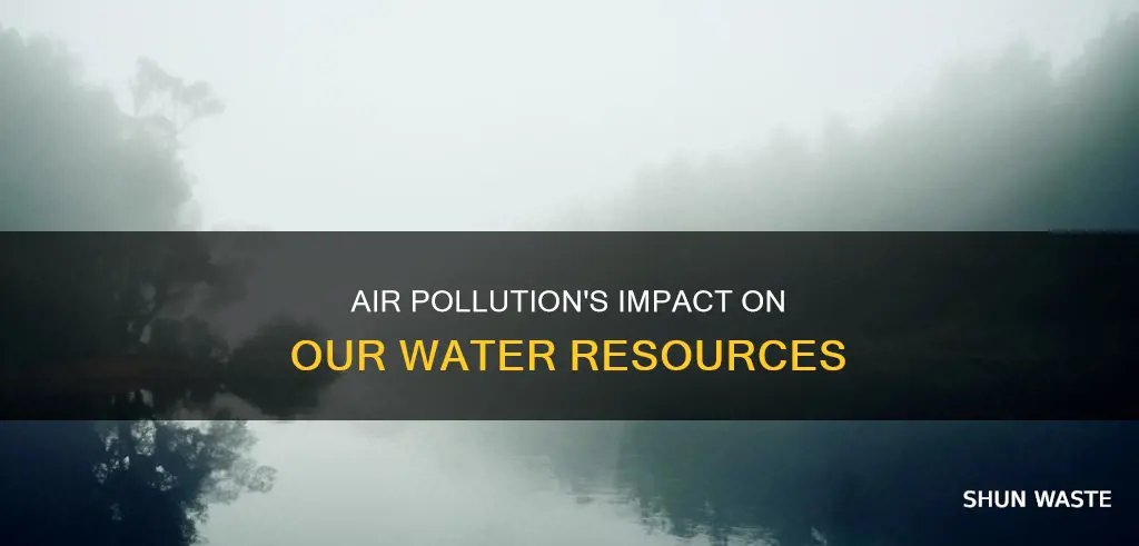 how does air pollution affect water resources