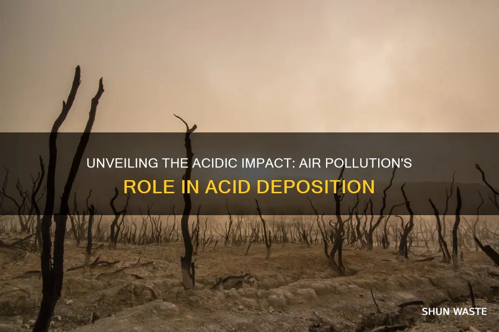 how does air pollution cause acid deposition