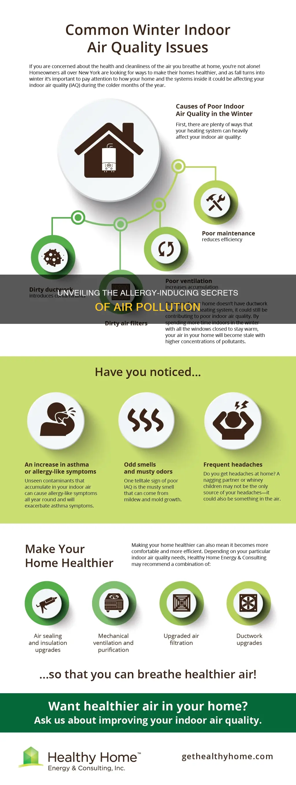 how does air pollution cause allergies