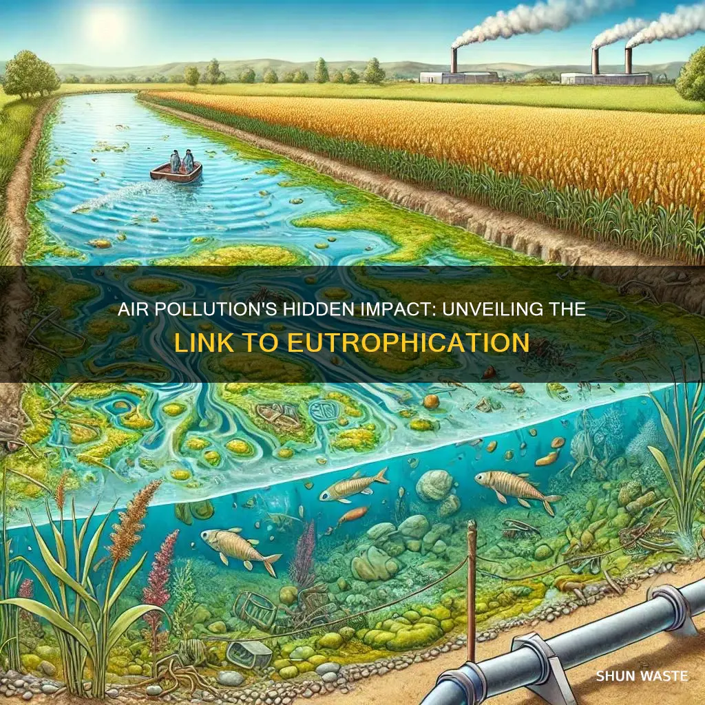 how does air pollution cause eutrophication