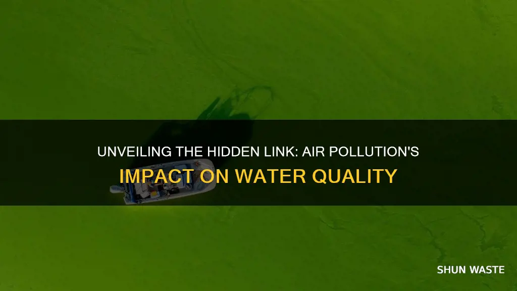 how does air pollution cause water pollution