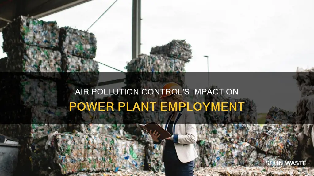 how does air pollution control affect employment powerplants