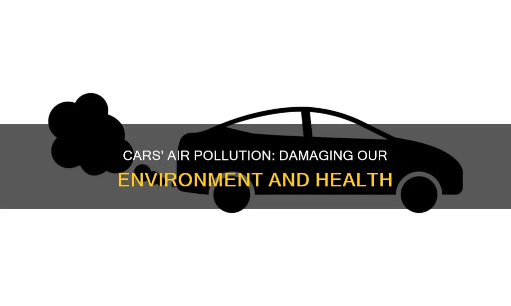 how does air pollution from cars affect the environment