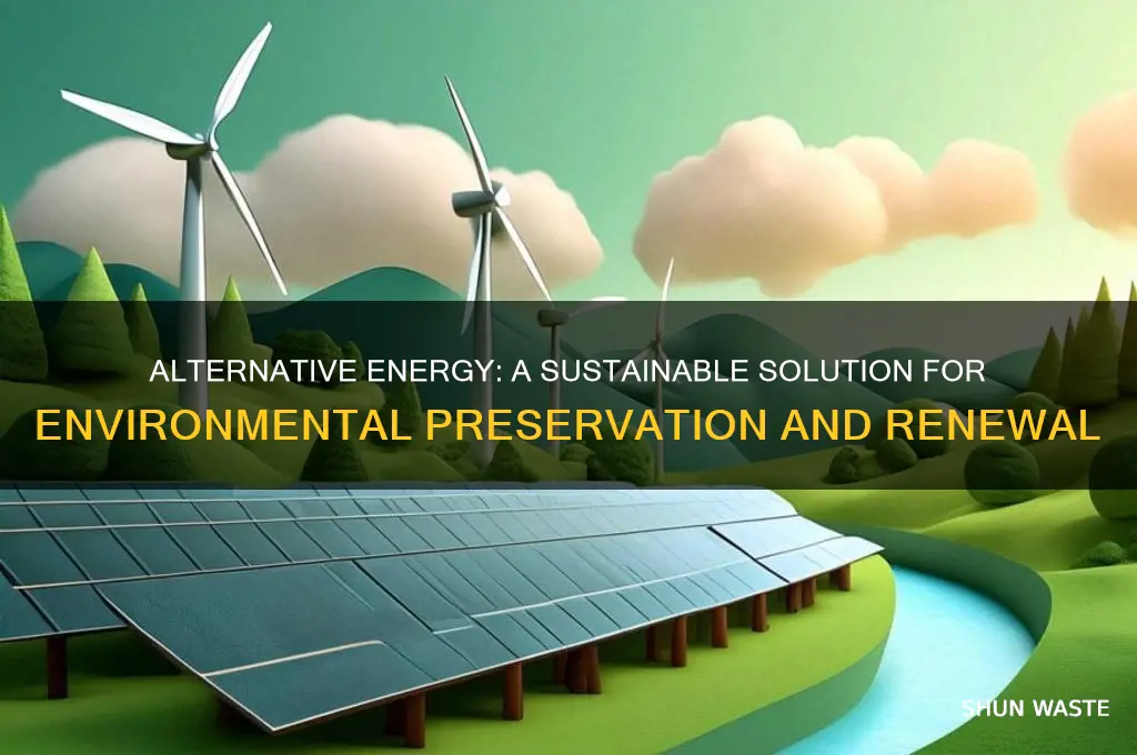 how does alternative energy help the environment