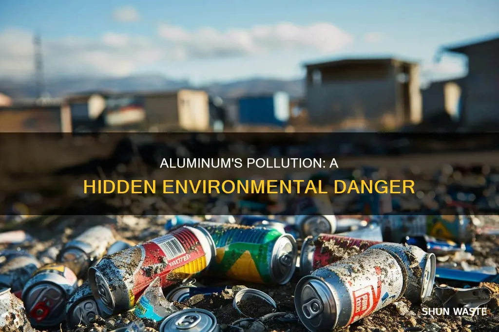 how does aluminum pollute