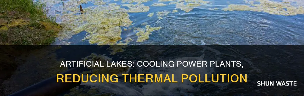 how does an artificial lake help in solving thermal pollution