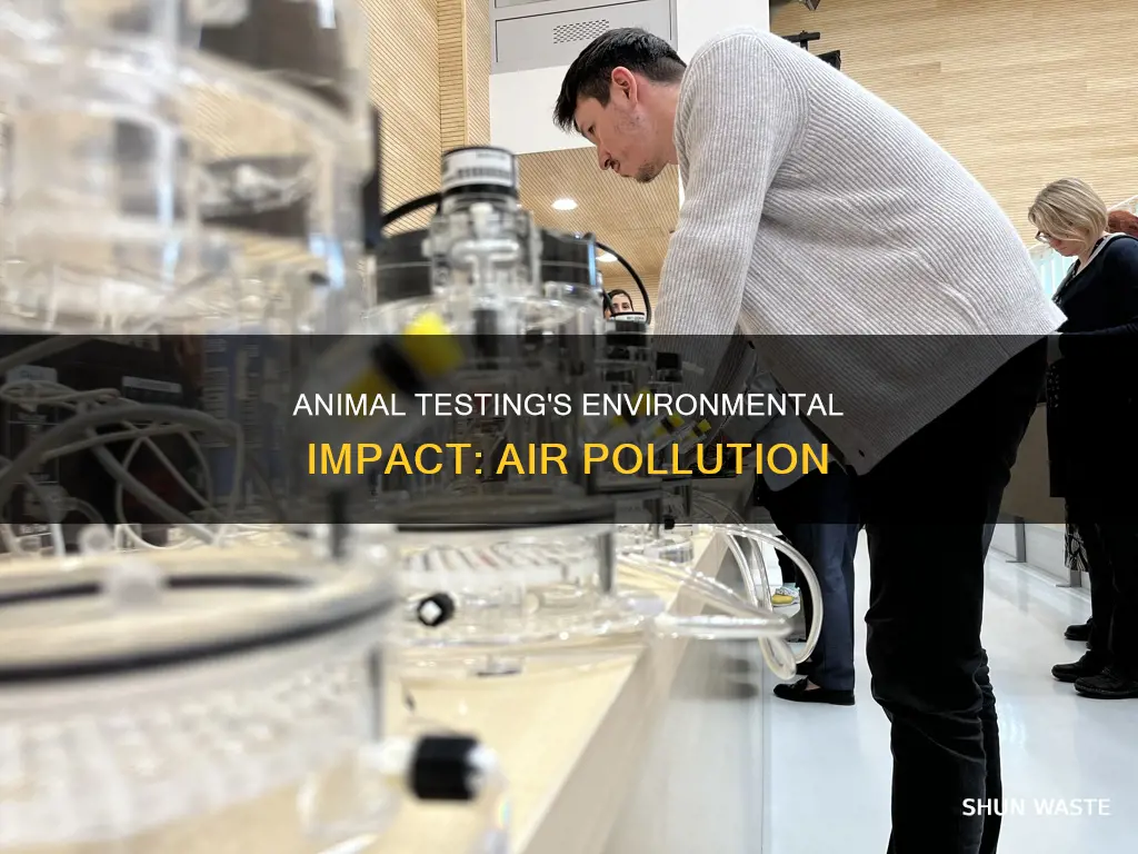 how does animal testing pollute the air