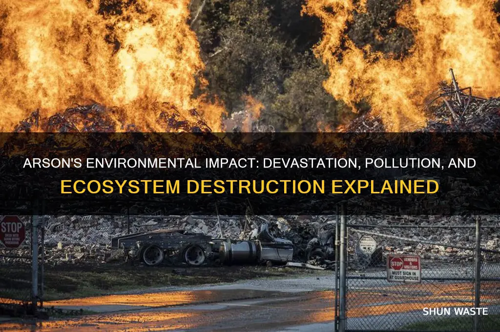 how does arson affect the environment